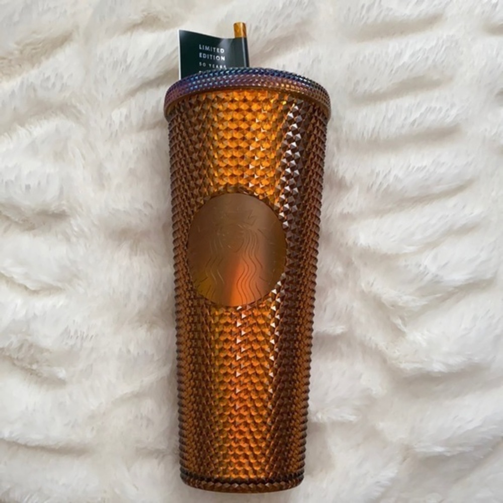 Limited edition 50 years Starbucks Amber studded cup
